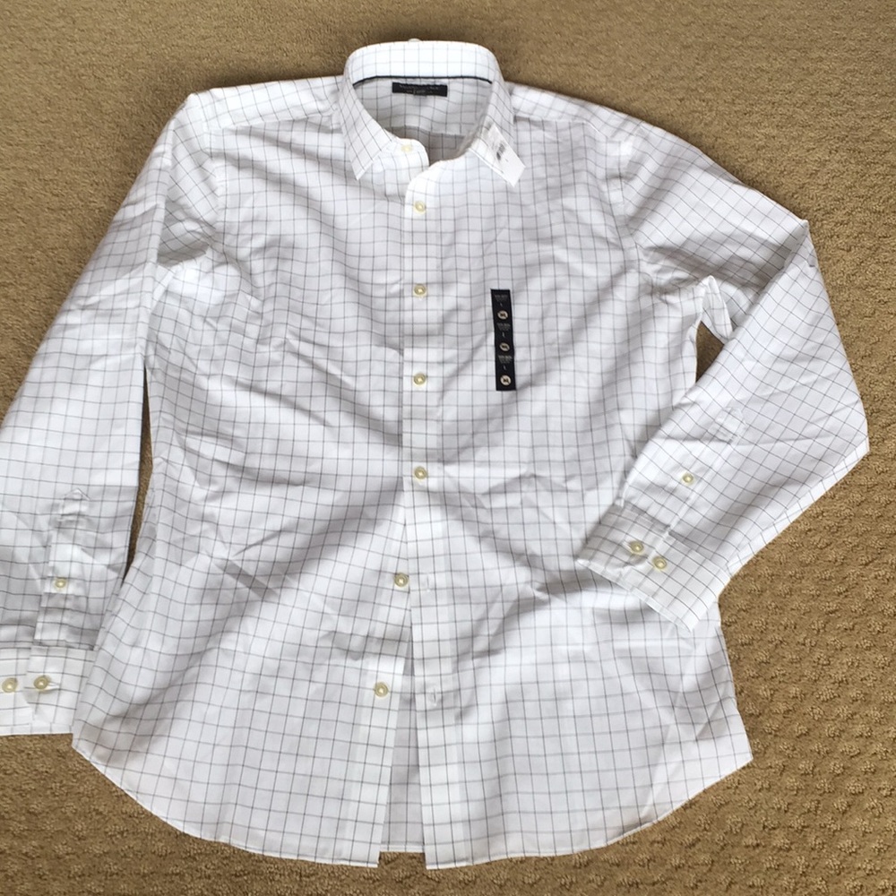New w/Tag Banana Republic Dress Shirt Slim fit Lg